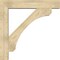 Ekena Millwork Legacy Block Rough Sawn Bracket w/ Offset Brace, Douglas Fir, 8"W x 44"D x 44"H BKT0806X44X44LEC05RDF - alternate 2